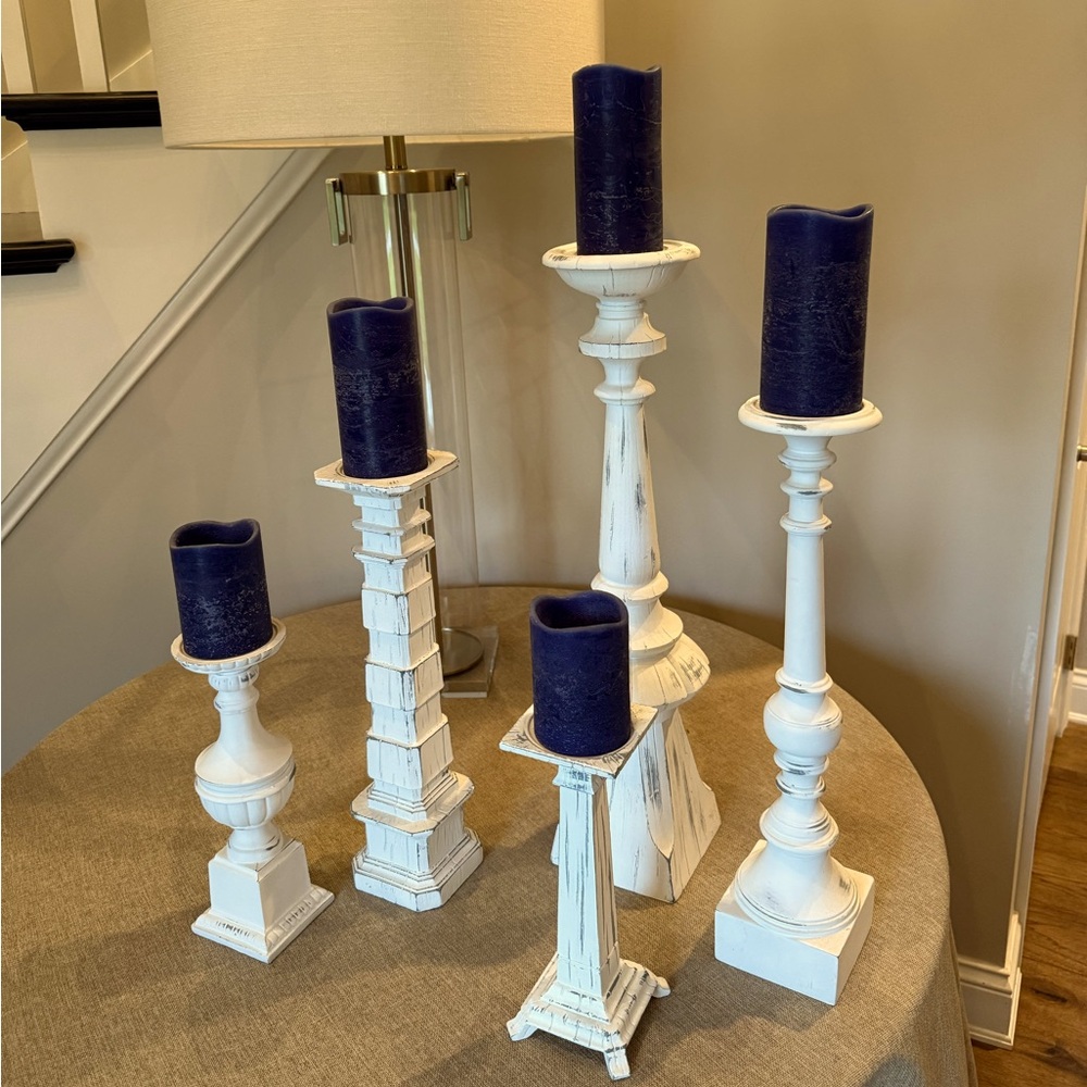 Grandin Road Dover Candle Holders
